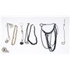 Image 1 : LOT ASSORTED ESTATE NECKLACES