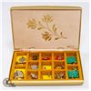 Image 1 : SMALL MELE JEWELRY BOX W CONTENTS