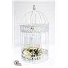 Image 1 : PAIR ORNATE WHITE BIRD CAGES
