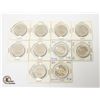 Image 2 : LOT 10 UNCIRC ETC CANADA DOLLAR COINS