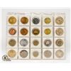 Image 2 : LOT OF 20 VINTAGE TOKEN COINS