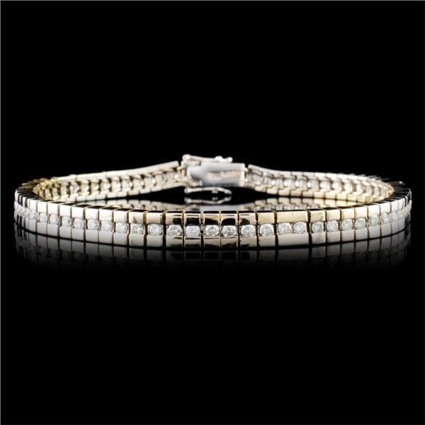 18K Gold 1.98ctw Diamond Bracelet