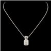 Image 2 : 14K Gold 0.60ctw Diamond Pendant