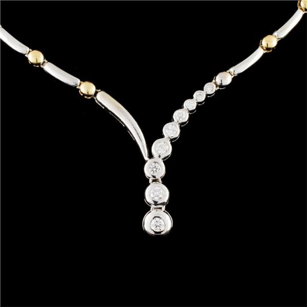 14K Gold 0.46ctw Diamond Necklace