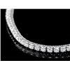 Image 2 : 18k White Gold 5.00ct Diamond Bracelet