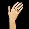 Image 4 : 18K Gold 3.00ct Emerald & 2.57ctw Diamond Ring