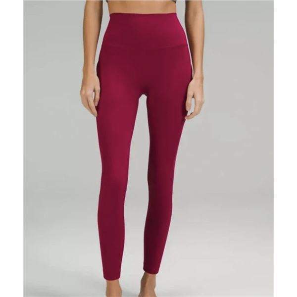 New lululemon Align Pant 25  w/ Pockets, Pomegranate, Size 6