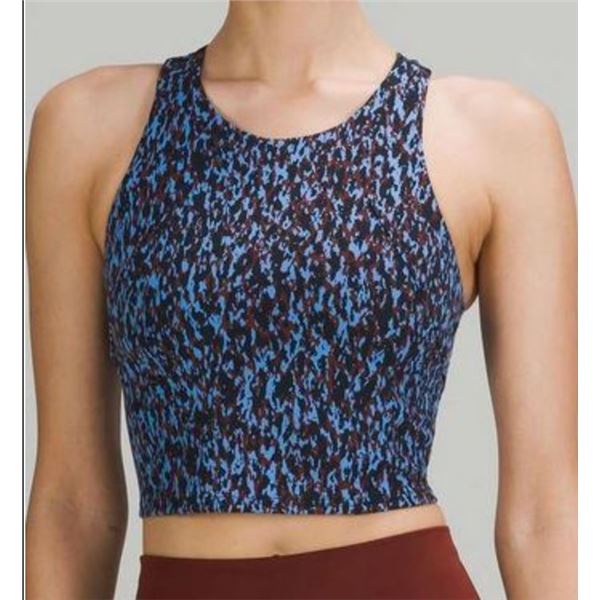 New lululemon  Women's Invigorate Train Tank, Blue Nile Multi, Size 10