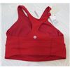 Image 2 : New lululemon  Women's Wunder Long Line Bra, Dark Red, Size 4