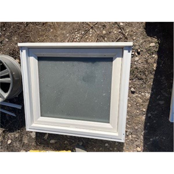 Window - used triple pane - privacy glass