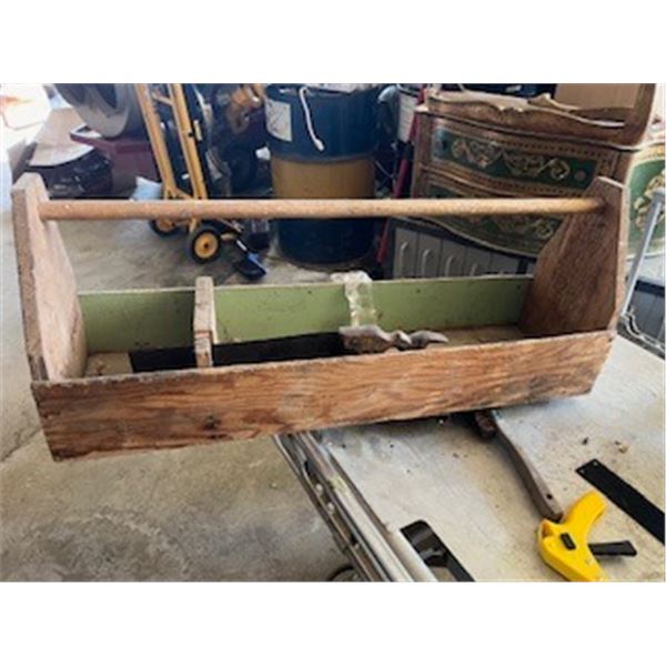vintage carpenter tool box