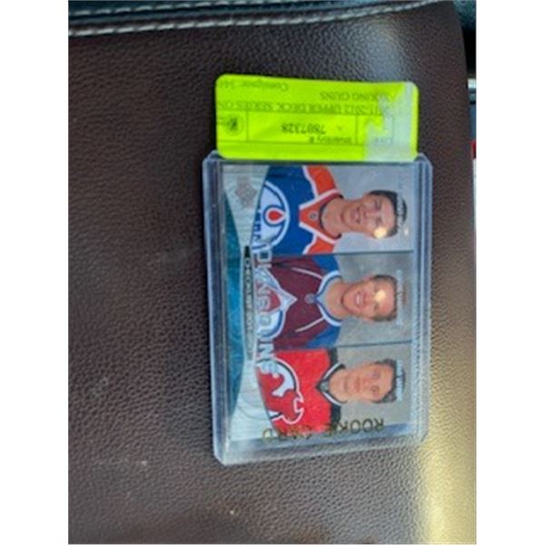 Young Gun hockey card