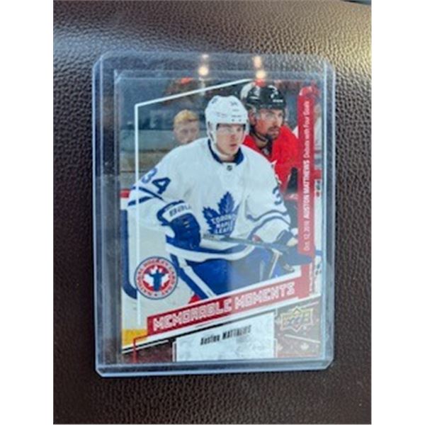 Austin Matthews hockey card