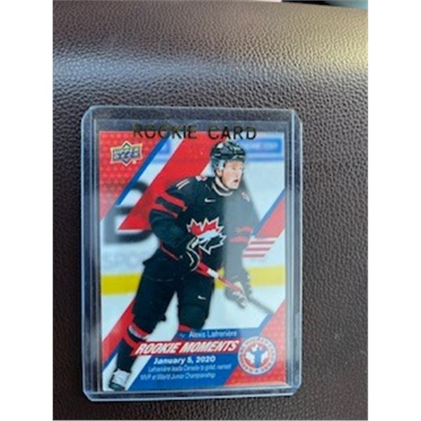 Alexis Lafeniere hockey card