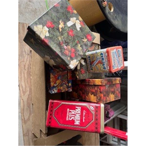 Fancy boxes and tins