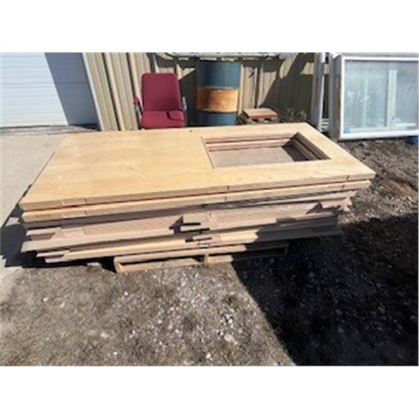 pallet of doors