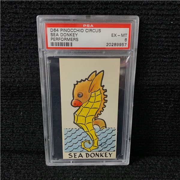 PSA 6 Sea Donkey Pinocchio Circus Card