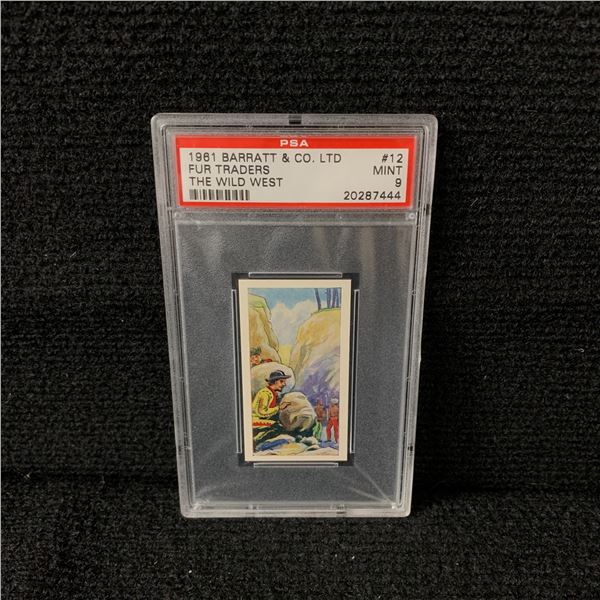 PSA 9 Fur Traders 1961 Barratt & Co. Card