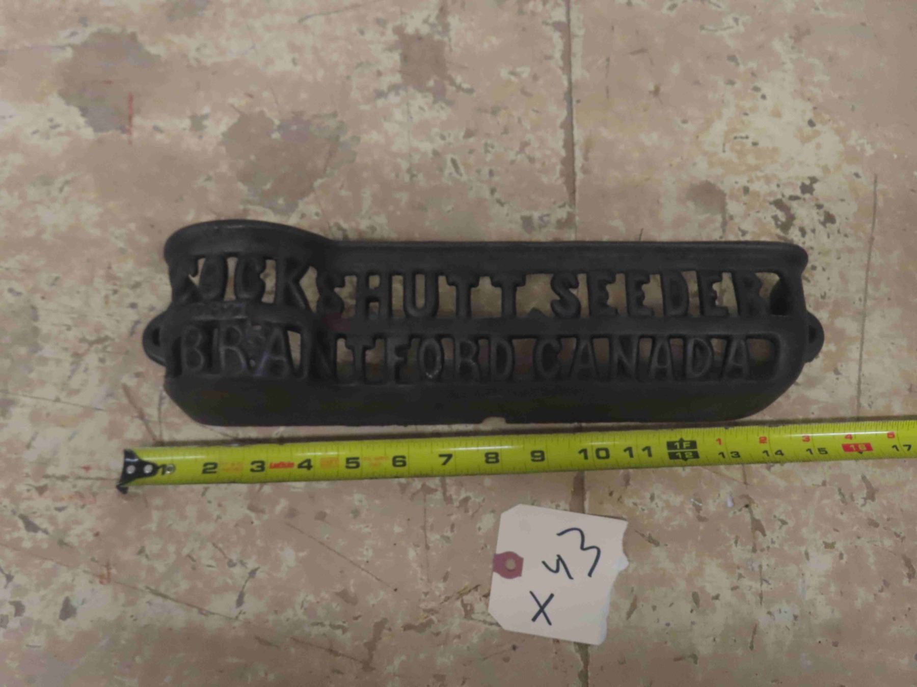 Cockshutt Seeder Implement Tool Box 15