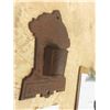 Image 3 : Cast Wall Mount Match Holder - Michigan Stove Co. 4.5" x 7" 