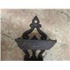 Image 2 : Cast Wall Mount Metal Match Holder 3.5" x 6.5" 