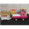 Image 2 : Tonka Truck + Horse Trailer with box  - Total Combined Size 3" x 5.5" x 14.5" 