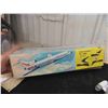 Image 8 : Japan Tin + Plastic Battery Operated Jet Bowing 727 with Box 16" nose to tail