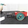 Image 2 : Leham Donkey + Cart -Original Wind Up, Wind Up Tin Beetle, German Guntermann 