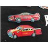 Image 2 : 7 Tin Vintage Prize Whistles ; Cars, Planes, Rockets