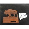 Image 1 : 1940s Canada National Parks Tag with Buffalo