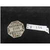 Image 1 : 1936 Motor Vehicle Tax Winnipeg Tag 3" x 3" 