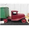 Image 2 : Buddy L Pressed Metal Express Line Truck + Trailer - combined size 6" x 9" x 24" 