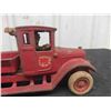 Image 8 : Arcade Vintage Cast Dump Truck with International Harvest Truck Logo 3.5" x 4" x 11" 