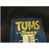 Image 2 : Tums Metal Vintage Thermometer 4" x 9" 