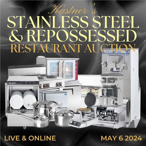 WELCOME TO OUR MAY 6TH LIVE RESTAURANT AUCTION!