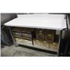 Image 1 : NEW 24" X 60" X 34" STAINLESS STEEL WORKTABLE W/