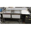 Image 1 : NEW DOUBLE COMPARTMENT S/S SINK W/ LEFT DRAINBOARD