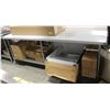 NEW 24" X 96" X 34" STAINLESS STEEL WORKTABLE W/