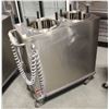 Image 1 : HATCH HEATED 2-STACK PLATE DISPENSER CART