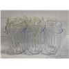 6- 32OZ CLEAR PLASTIC PITCHERS