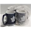 Image 1 : LOT OF 4- NHL TORONTO MAPLE LEAFS MUGS; BLUE