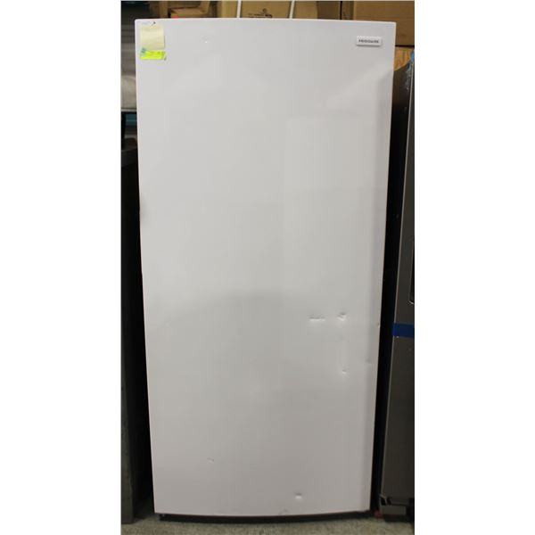 S&D FRIGIDAIRE WHITE EVENTEMP UPRIGHT FREEZER