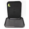 Image 1 : LOT OF 6 NEW 12" X 16" BLACK FAST FOOD TRAYS