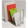 METAL 8 SLOT COMMERCIAL CUTTING BOARD HOLDER