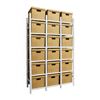 Image 1 : 2 BIN WAREHOUSE SHELVING UNITS FOR FILE BOXES