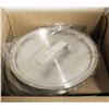 CASE OF 6 NEW REDWARE 8.5" ALUMINUM STOCK POT LIDS