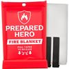 NEW PREPARED HERO FIRE BLANKET 40" X 40"