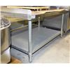 Image 1 : NEW 30"X48"X24" STAINLESS STEEL EQUIPMENT STAND W/