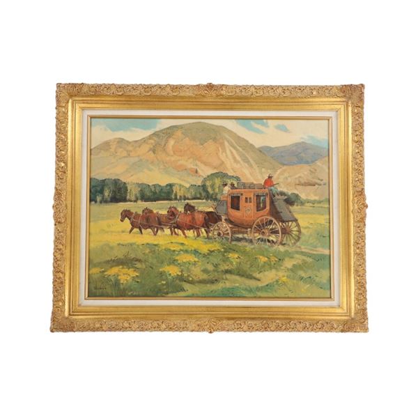 Original Montana Sheryl Bodily b.1936 Oil Painting