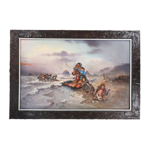 J.A. Kirkpatrick "Bird Girl At Big Water" Original